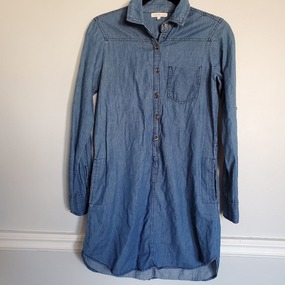 Charlotte Russe Denim Shirt Dress